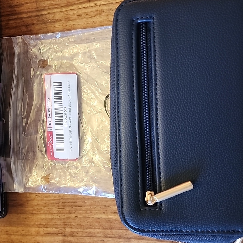 Thirty-one Slim Wallet-Navy Blue Pebble